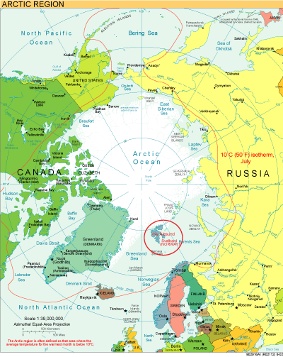 Map of Svalbard